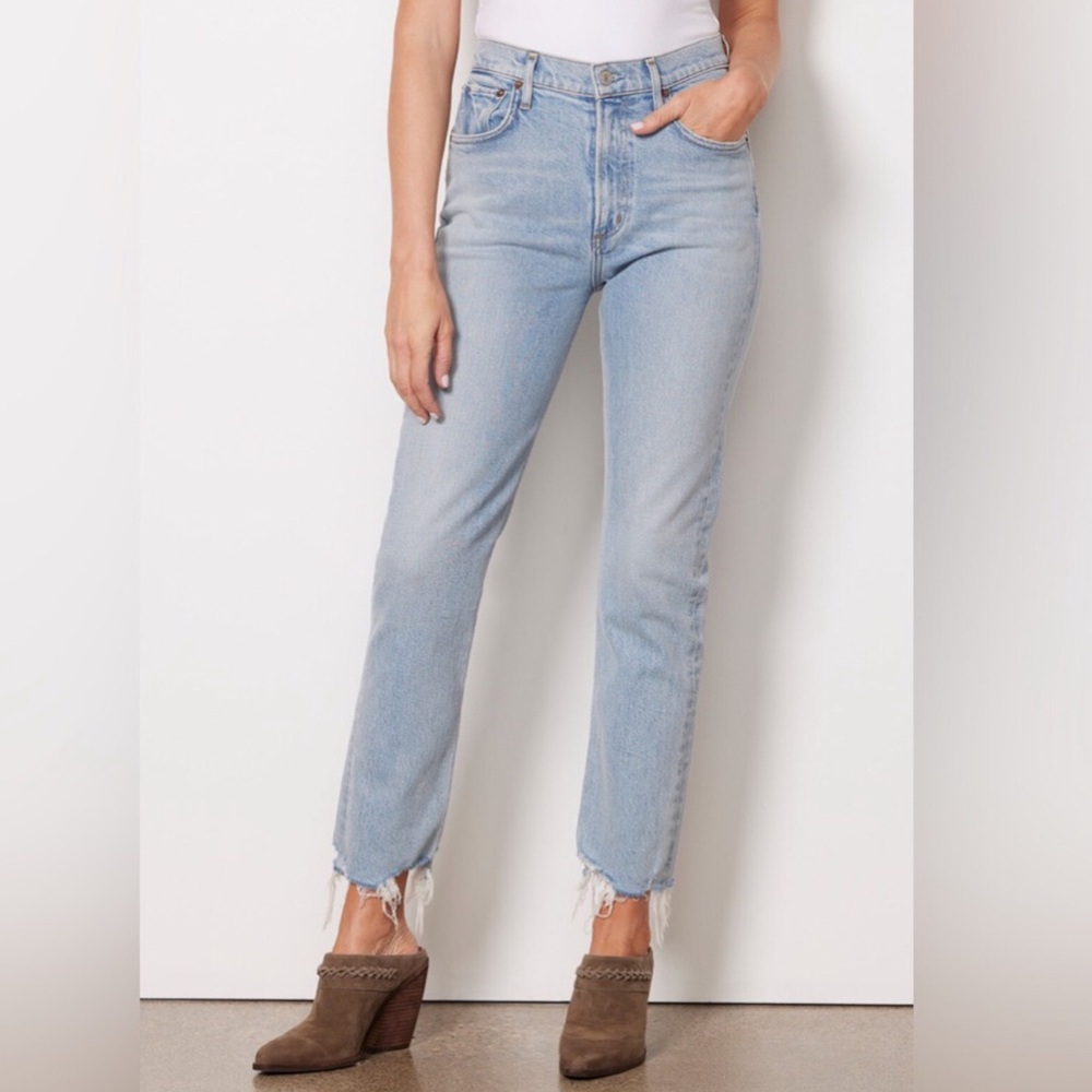 AGOLDE Merrel Mid Rise Straight Jeans